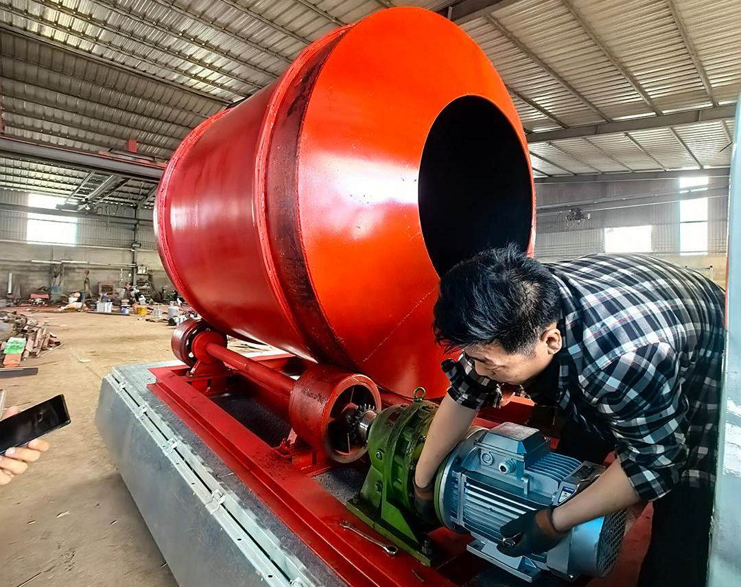 韩强智能滚筒搅拌机为您提高搅拌效率