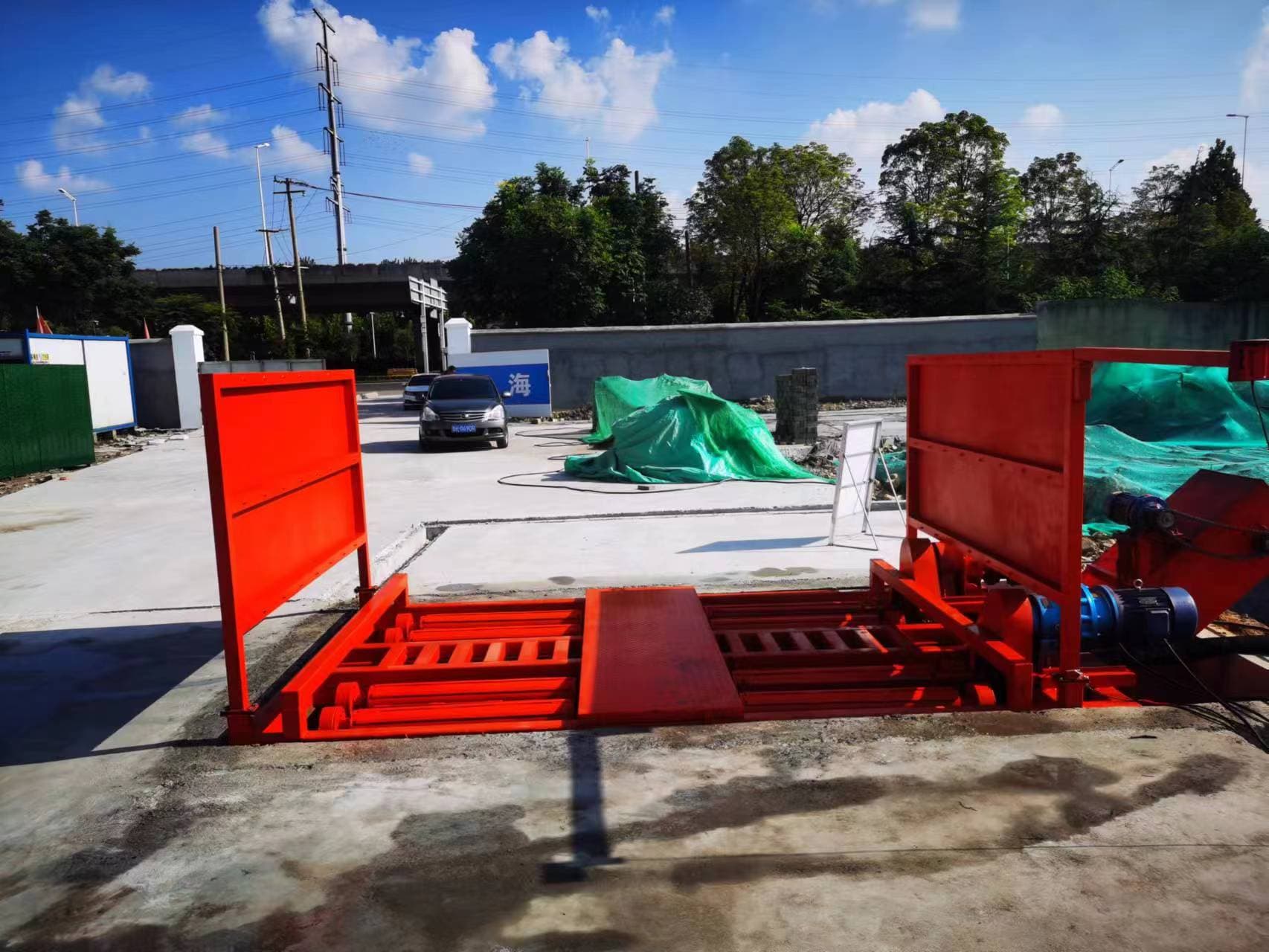 临沂自动热电厂洗车平台